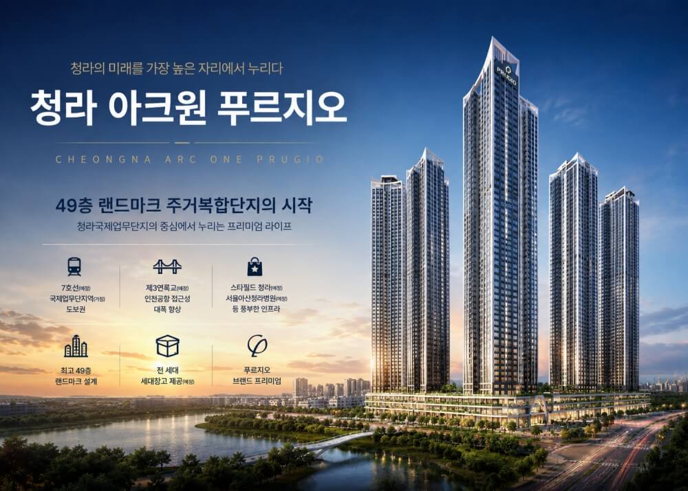 청라 아크원 푸르지오, 청라국제도시의 미래 주거복합단지